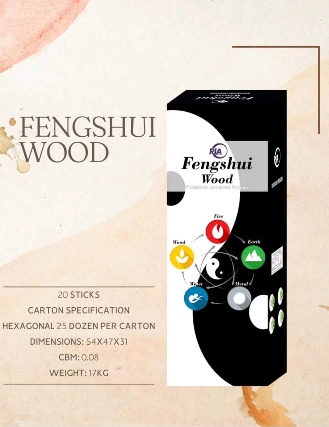 Fengshui Wood Tütsü